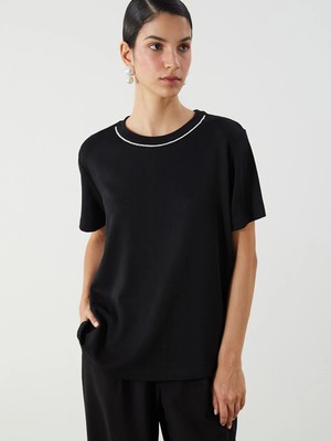 Lcw Modest Siyah Tişört