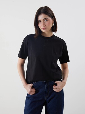 Lcw Modest Siyah Tişört