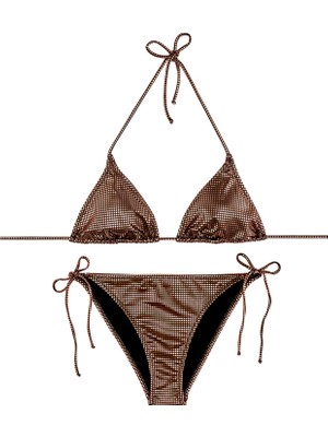 Slipstop Kahverengi Kadın Bikini Takım SB2644000311