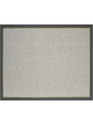 Vivense Hasır Dokulu Makine Halısı, Gri, 80X400, 665, Yeşil Siyah