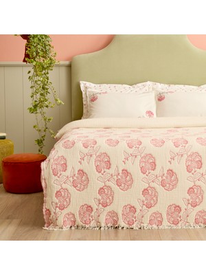 Karaca Home Lioren %100 Pamuk Nish Set Çift Kişilik Pike Takımı Multicolour