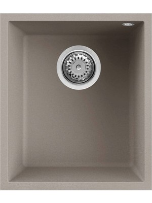 Elleci - Quadro 100 Alttan Yapıştırma Eviye Tortora - LGQ10043BSO