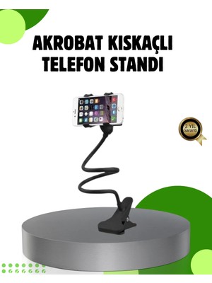 Beta Moda Hub Akrobat Masaüstü Mandallı Telefon Tutucu 360 Derece Dönebilen