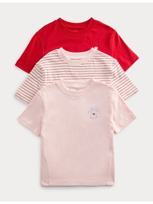 Marks & Spencer 3'lü Pamuklu T-Shirt