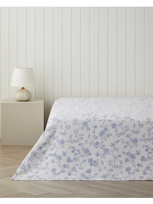 English Home Brisa Çift Kişilik Pike 200X220 cm Pamuk Desenli Bebe Mavisi 1 Parça