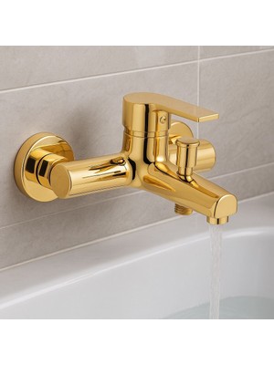 Viosa Gold Delta Banyo Duş Bataryası 5 Yıl Garantili Musluk