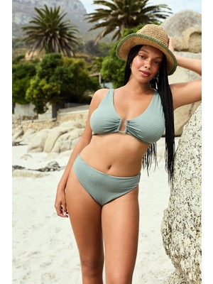 Penti Yeşil Rana Hot Dokulu Bikini Üstü