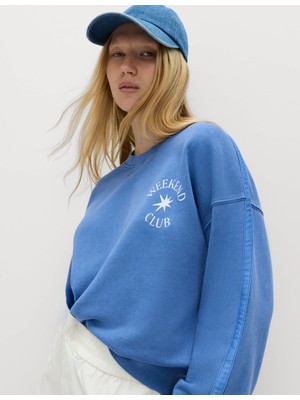 Marks & Spencer Saf Pamuklu Sweatshirt