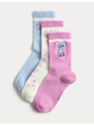 Marks & Spencer 3'lü Lilo & Stitch Çorap
