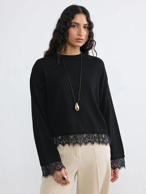 Lcw Modest Siyah Hırka