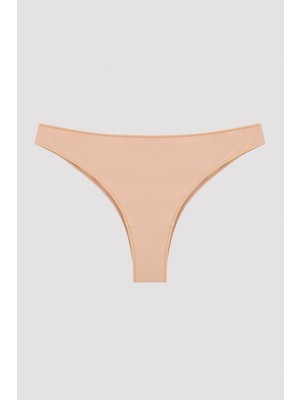 Penti Easy Pamuklu Bej Brazilian Külot