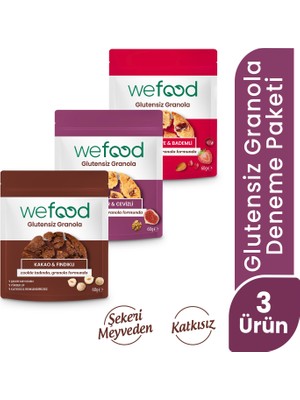 Wefood Glutensiz Granola Bites Deneme Paketi 60 g