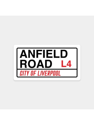 Anfield Road Liverpool Sticker