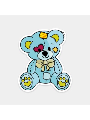 Mavi Ayıcık  Sticker