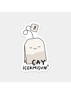 Çay Içer Misin Sticker