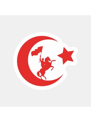 Ay Yıldız ve Atatürk Sticker