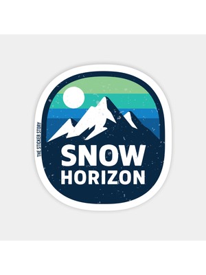 Snow Horizon Sticker
