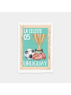 Uruguay Futbol Kartı Sticker