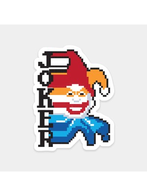 Piksel Joker Sticker