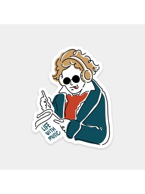 Cool Besteci Sticker