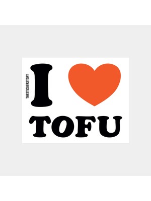 Tofuyu Seviyorum Sticker