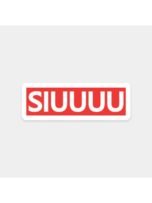 Siuuu Sticker