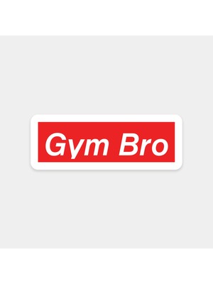 Gym Bro Sticker