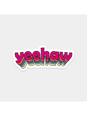Yeehaw Sticker