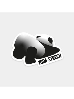 Yoga Pandolorian Sticker
