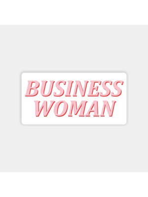 Iş Kadını Sticker