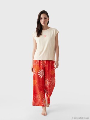 Lcw Dream Turuncu Pijama Takımı