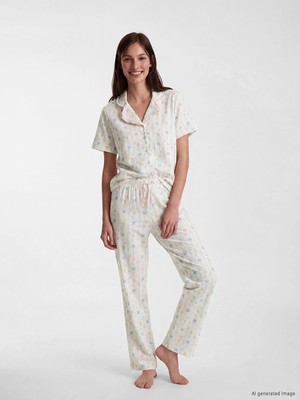 Lcw Dream Ekru Pijama Takımı