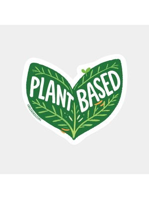 Bitkilerden Yapılmıştır Sticker