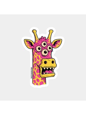 Canavar Zürafa Sticker