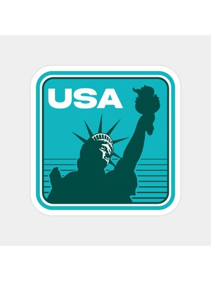 Abd Özgürlük Heykeli Sticker