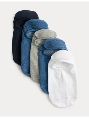 Marks & Spencer 5'li Cool & Fresh:trade_mark: Pamuk Karışımlı Gizli Trainer Çorap Seti