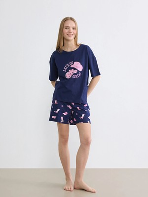 Lcw Young Lacivert Pijama Takımı