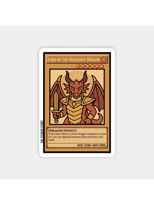 Dragon Kartı Sticker