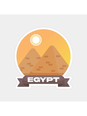 Mısır Piramidi Sticker