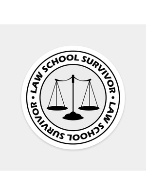 Hukuk Mezunu Sticker