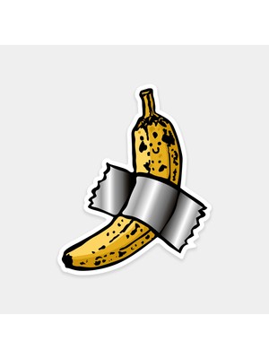 Sanat Mı Bu Şimdi Muz Sticker