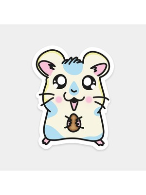 Ceviz Canavarı Hamster Sticker