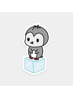 Küçük Kutup Kaşifi Penguen Sticker