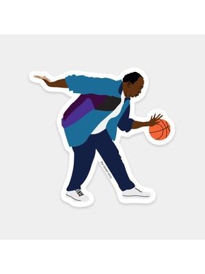 Basketçi Standup Sticker