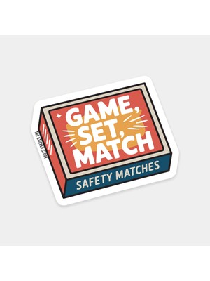 Game, Set, Match Sticker