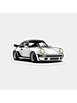 Efsane Porsche Sticker