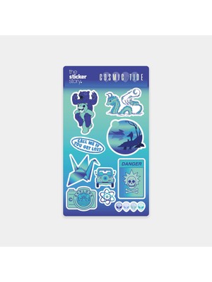 Cosmic Tide Sticker Serisi