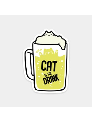 Kedi Birası Sticker
