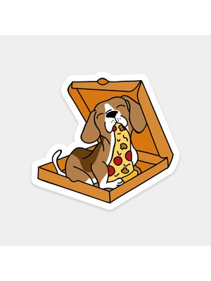 Pizza Köpek Sticker