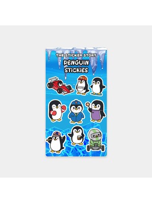 Penguin Sticker Serisi